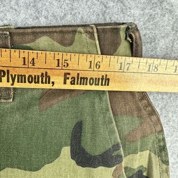 Vintage Gung Ho Burk Camo Pants Mens 34 Military Cargo Y2K Distressed USA Made* - Picture 11 of 16